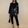 Tunika 48 Black Wings - felpa/ecco leather/print - Golden Balls