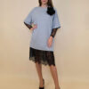 Haljina 68 Seldovia - felpa/lace - grey