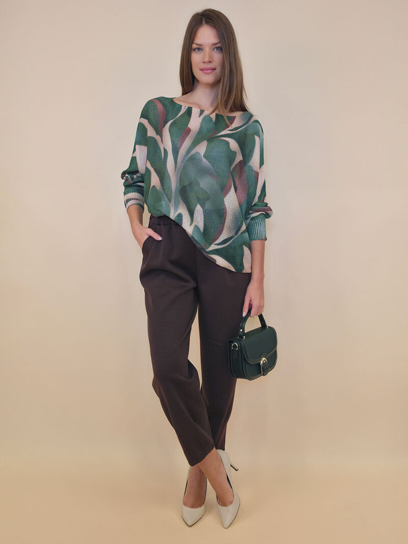Pulover 28 La Jolla - plt - Graphic Oval green