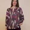 Pulover 28 La Jolla - plt - Graphic Oval burgundy