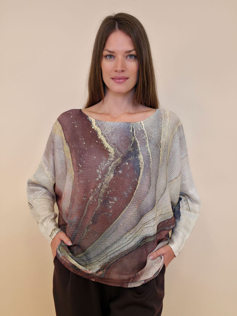 Pulover 28 La Jolla - plt - Marble brown