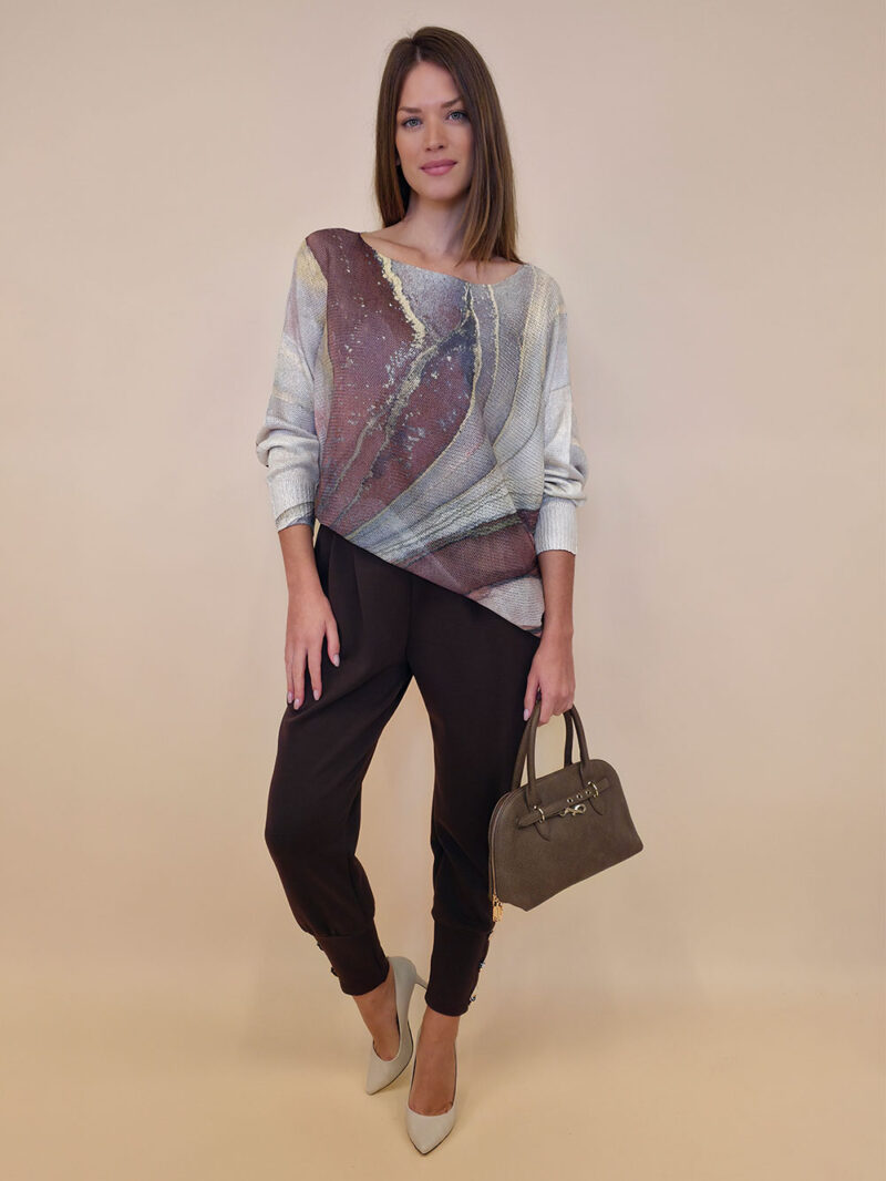 Pulover 28 La Jolla - plt - Marble brown