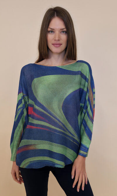 Pulover 28 La Jolla - plt - Aurora Borealis green