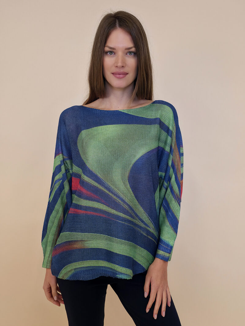 Pulover 28 La Jolla - plt - Aurora Borealis green