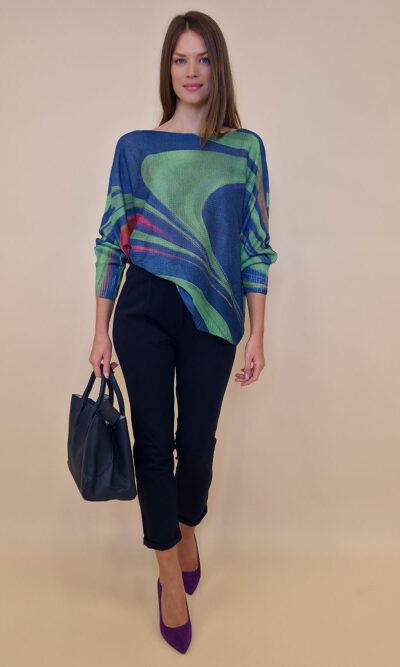 Pulover 28 La Jolla - plt - Aurora Borealis green