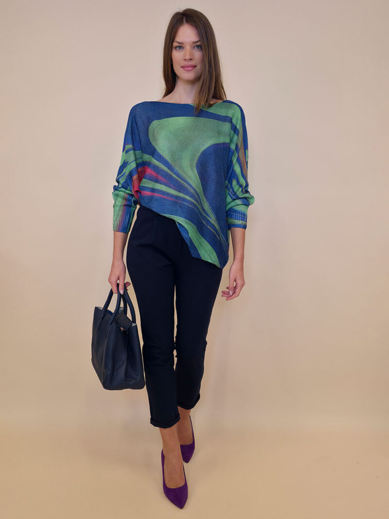 Pulover 28 La Jolla - plt - Aurora Borealis green