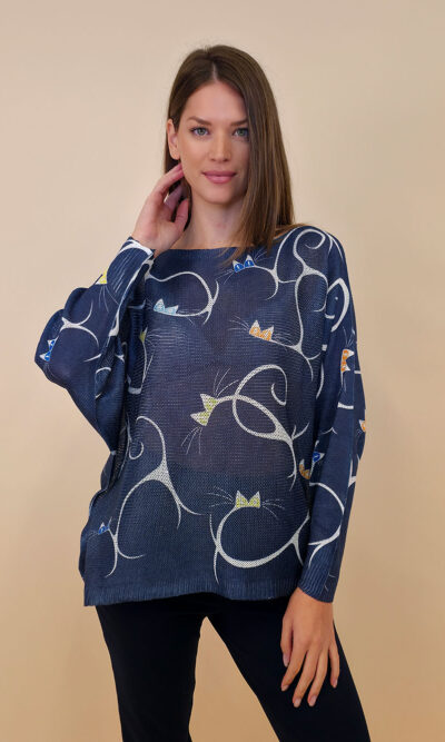 Pulover 28 La Jolla - plt - Slim Cats navy