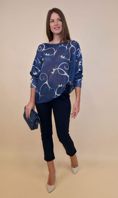 Pulover 28 La Jolla - plt - Slim Cats navy