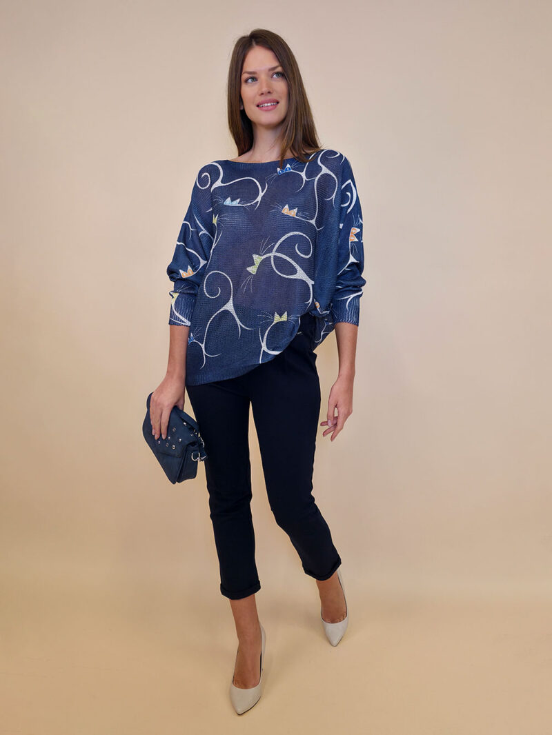 Pulover 28 La Jolla - plt - Slim Cats navy