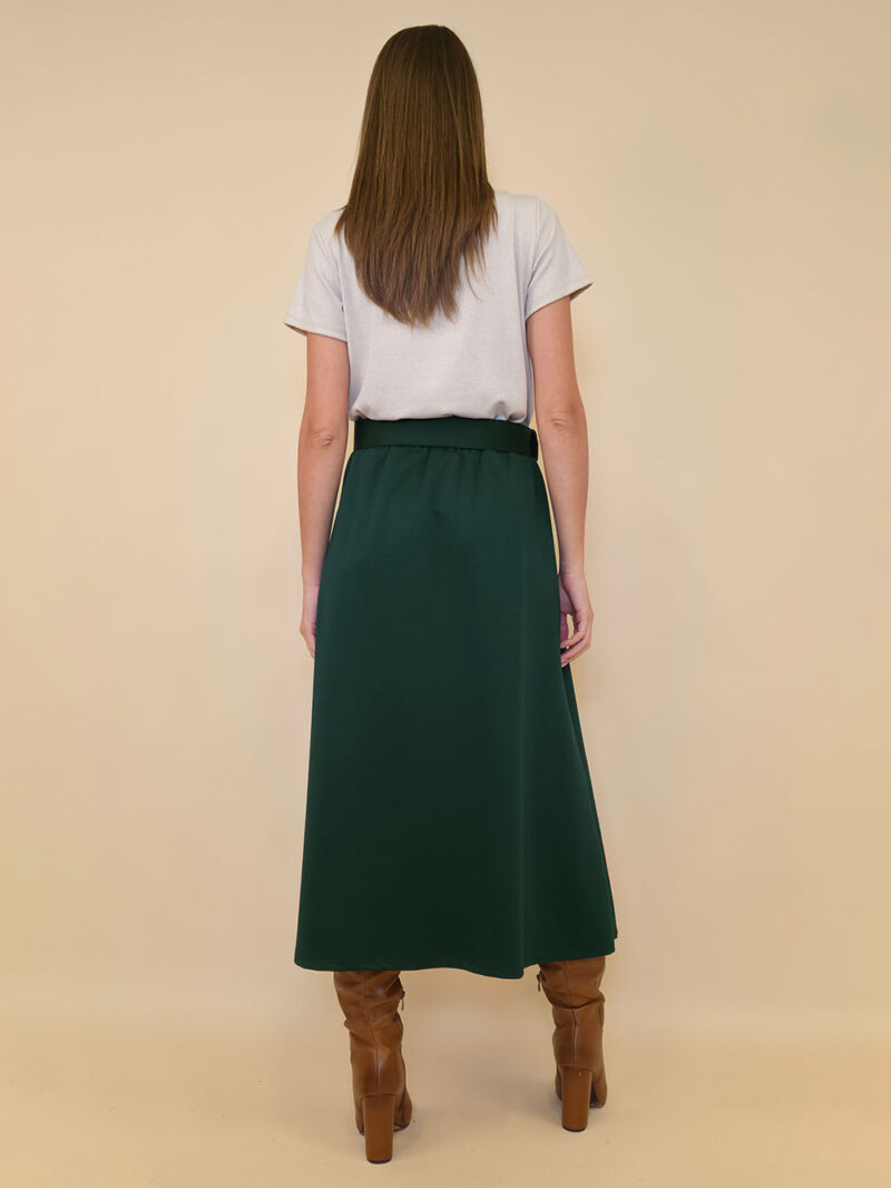 Suknja 36 Kimball - jersey vis UN - d.green