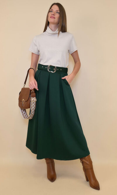Suknja 36 Kimball - jersey vis UN - d.green
