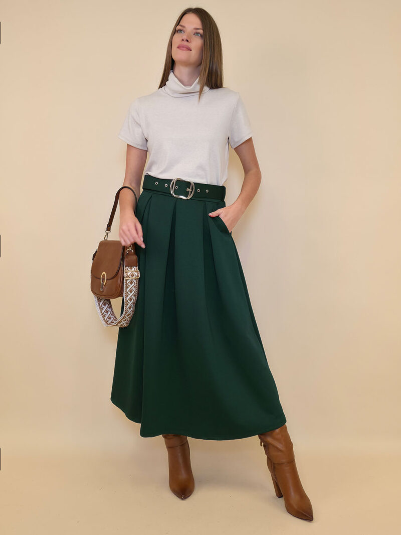 Suknja 36 Kimball - jersey vis UN - d.green
