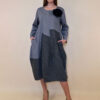Haljina+cvijet 72 Nemaha - jersey UN+jersey stripes - grey/grey