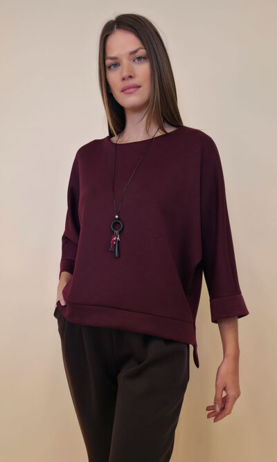 Tunika 45 Tatum - jersey UN - burgundy