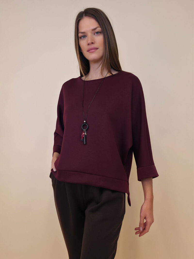 Tunika 45 Tatum - jersey UN - burgundy