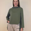 Tunika 40 Mabel - viscose jersey UN - military
