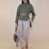 Tunika 40 Mabel - viscose jersey UN - military