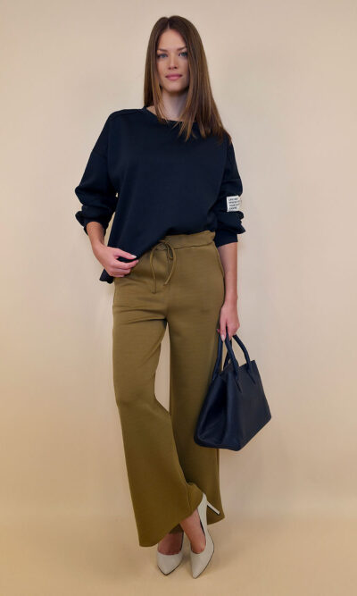 Hlače 46 Pelion - jersey UN - senape