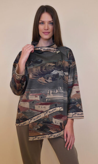 Jakna 52 DeLand/D - ecco suede - Dark Day in Positano military