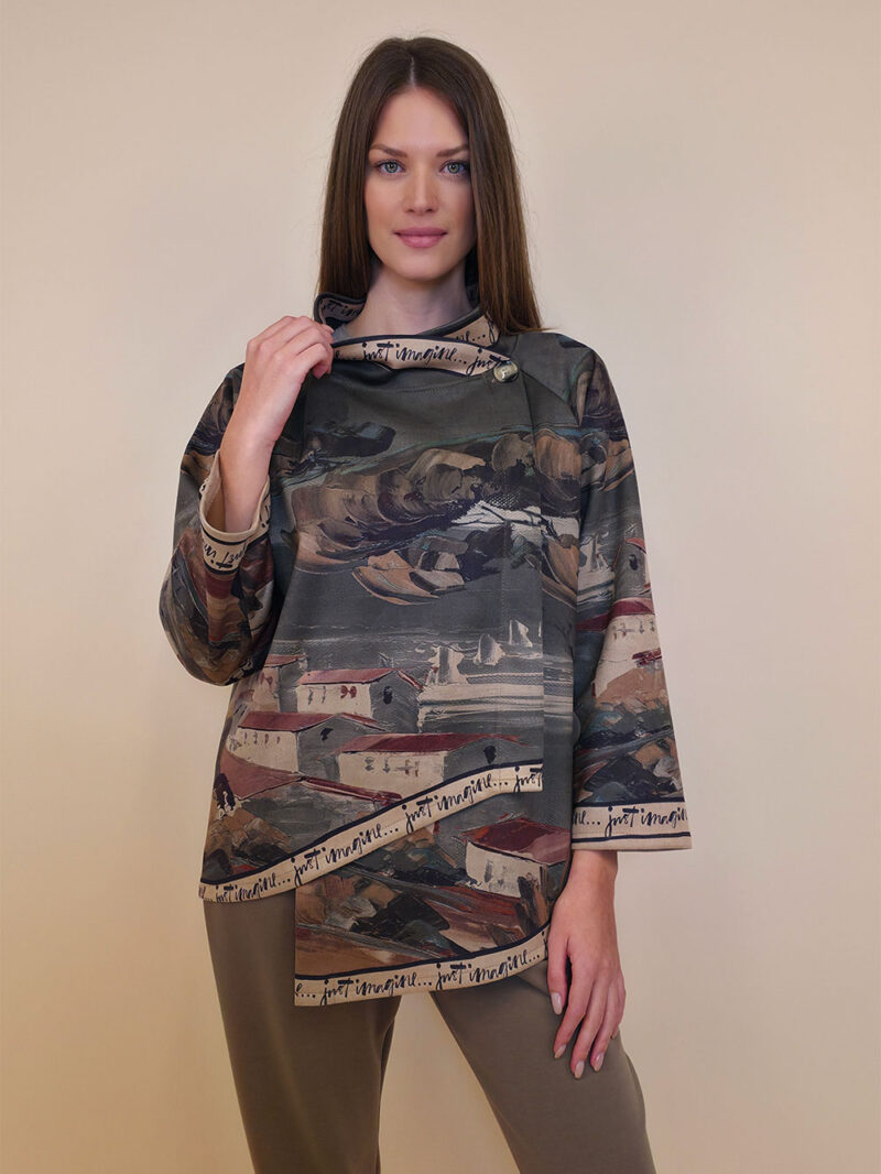 Jakna 52 DeLand/D - ecco suede - Dark Day in Positano military
