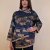 Jakna 52 DeLand/D - ecco suede - Dark Day in Positano - navy