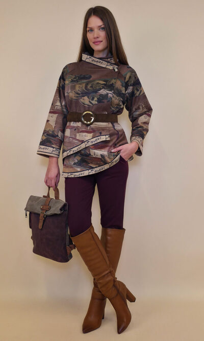 Jakna 52 DeLand/D - ecco suede - Dark Day in Positano - brown