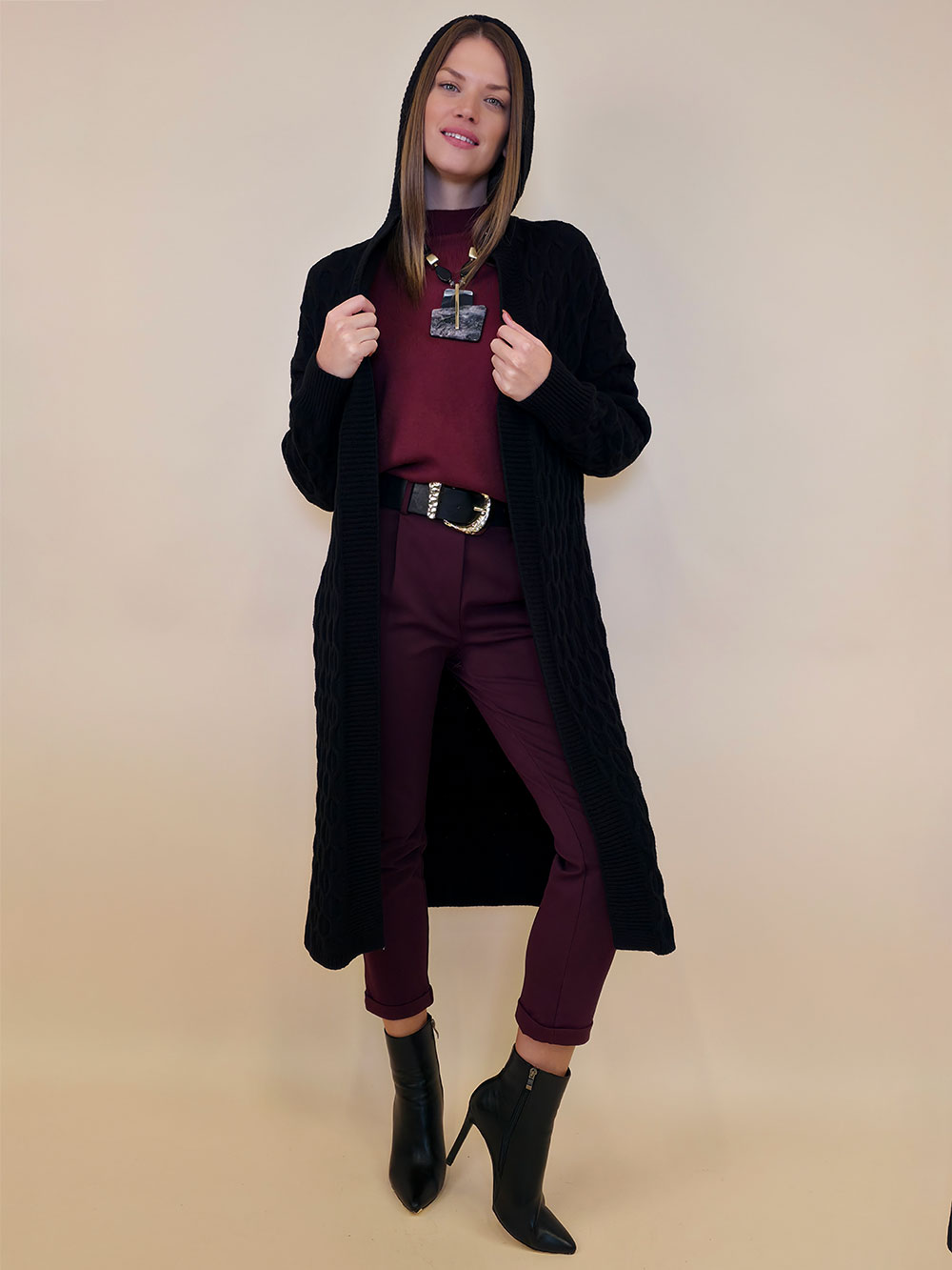 Kardigan 56 Bristol - plt UN - black