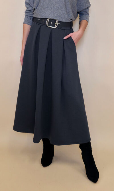 Suknja 36 Kimball - jersey vis UN - antracit