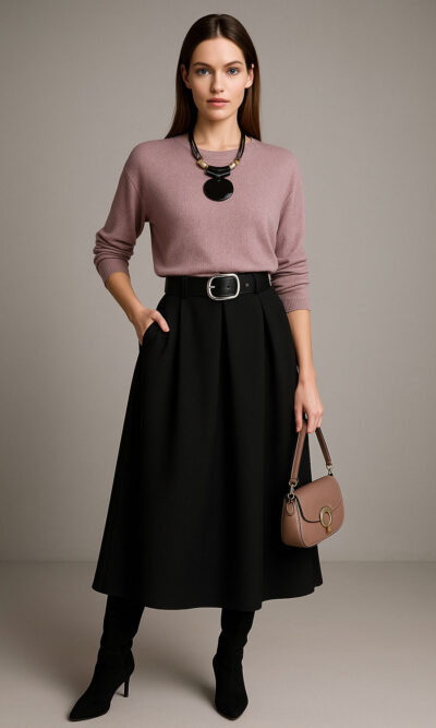 Suknja 36 Kimball - black