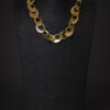 Ogrlica 15 - E golden teardrop rings