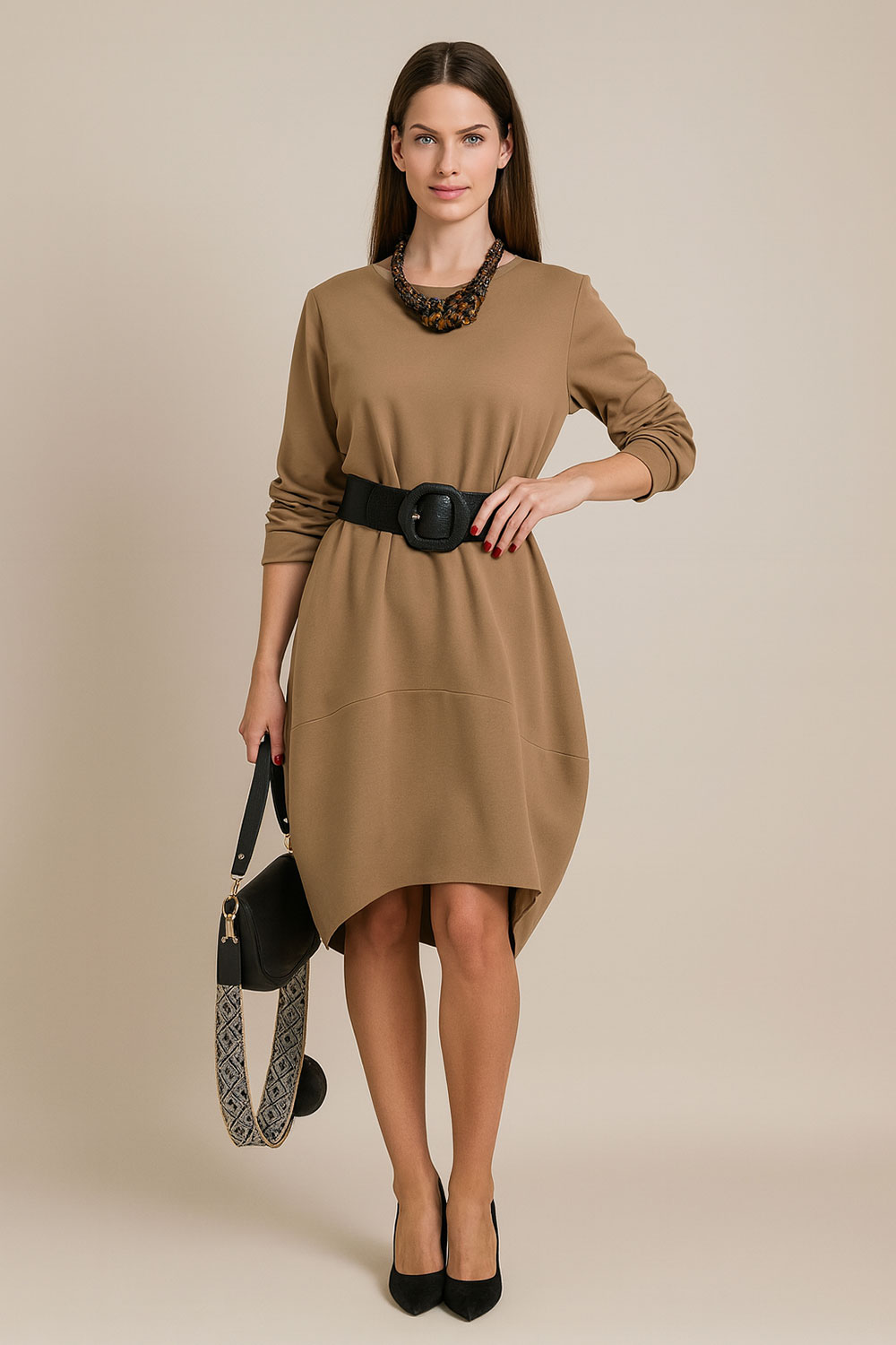 Haljina 44 YoYo - PR UN - camel