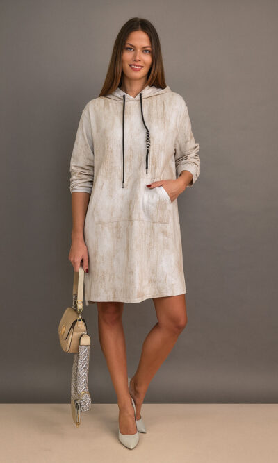 Haljina 55 Bassett - jersey UN stardust - beige