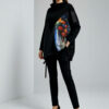 Tunika 48 Black Wings - felpa/ecco leather/print - Rain