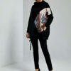 Tunika 48 Black Wings - felpa/ecco leather/print - Tower Bridge