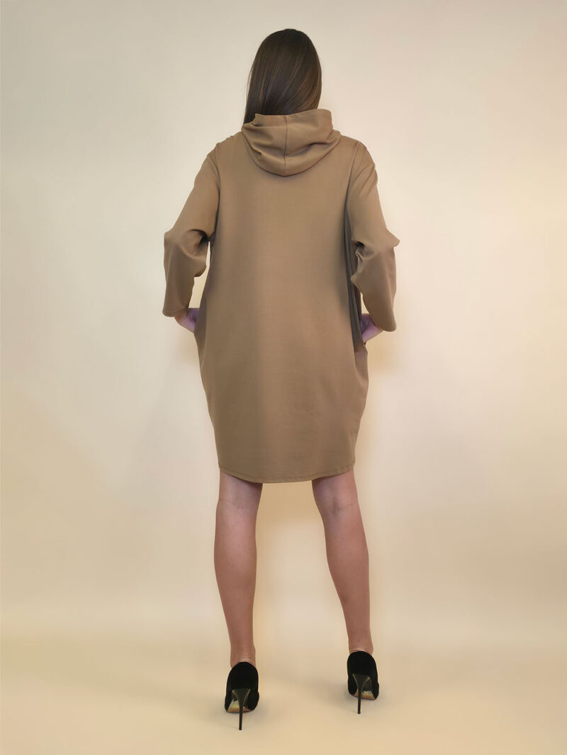 Haljina 52 El Hood PR - camel - Leptiri u kosi