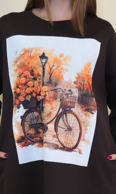 Haljina 44 Tigre PR - coffee - Autumn Bike