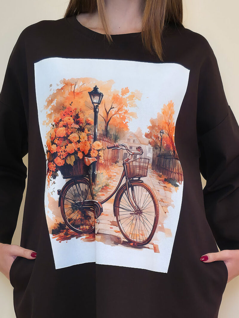 Haljina 44 Tigre PR - coffee - Autumn Bike