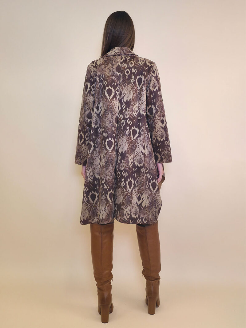 Ogrtač 64 Havelock - ecco suede print piton