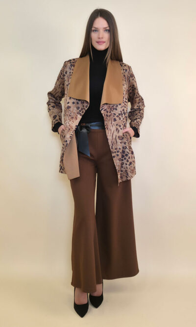 Ogrtač 52 Kinston - ecco suede - leopard