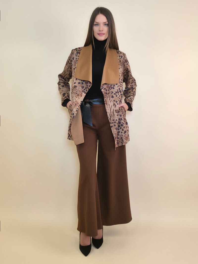 Ogrtač 52 Kinston - ecco suede - leopard
