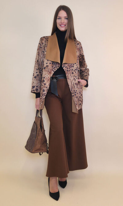 Ogrtač 52 Kinston - ecco suede - leopard