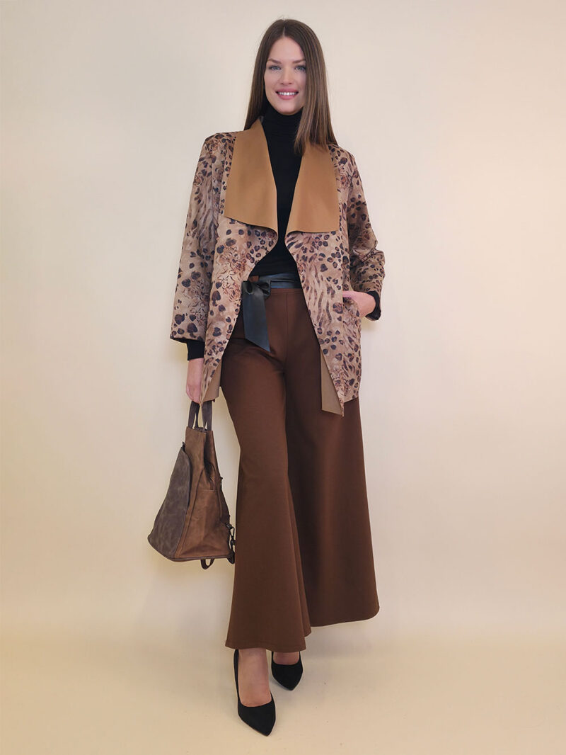 Ogrtač 52 Kinston - ecco suede - leopard