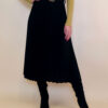 Suknja 32 Winona -  scuba UN plisse - black