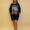 Haljina 44 Tigre PR - black - Cats&Umbrellas