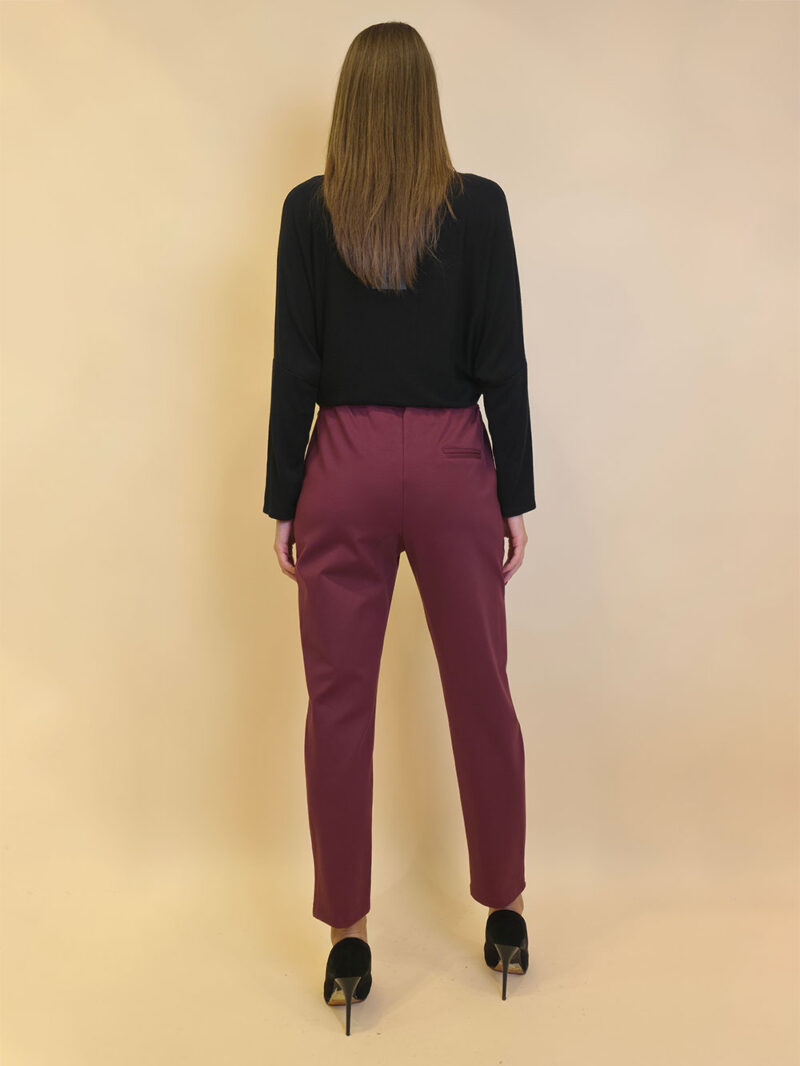 Hlače 52 McBee - burgundy