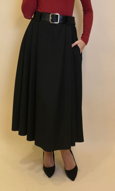 Suknja+remen 56 Memphis - black