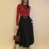 Suknja+remen 56 Memphis - black