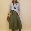 Suknja+remen 56 Memphis - military