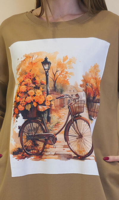 Haljina 44 Tigre PR - camel - Autumn bike