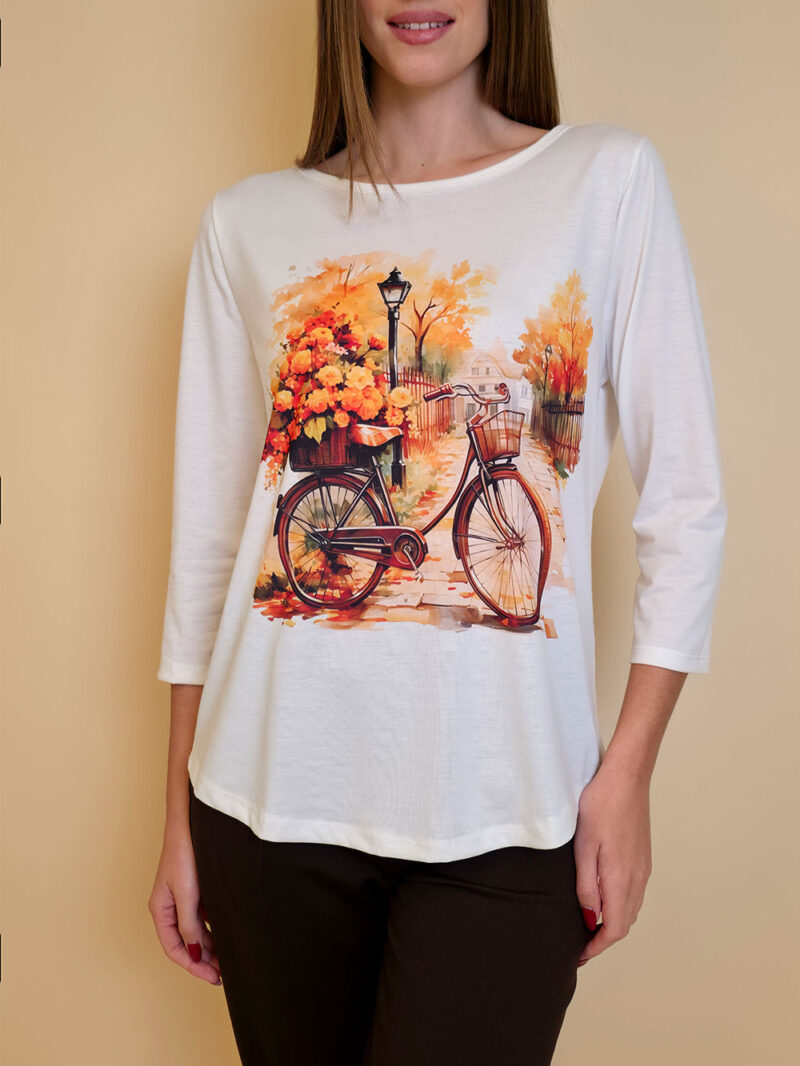 Majica 29 ElSio - viscose - Autumn Bike